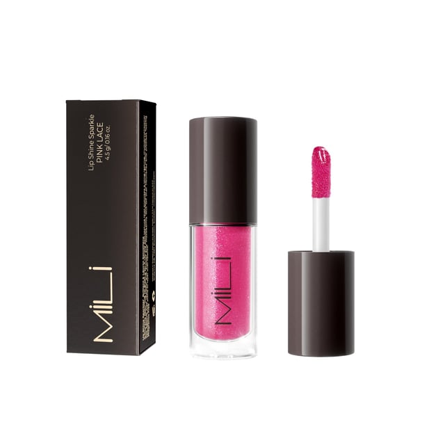 MILI Cosmetics Lip Shine Sparkle Pink Lace 4,5 g | Smink - Läppar - Läppglans | Apoteka