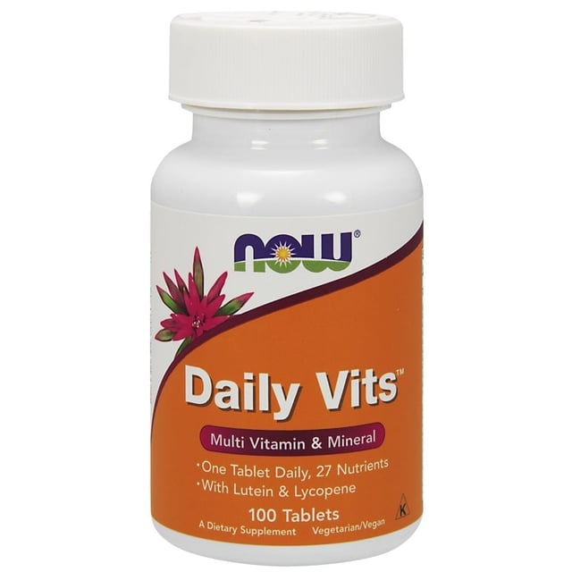 NOW Daily Vits 100 tabletter | Vitaminer & kosttillskott - Vitaminer & mineraler - Multivitamin - Multivitaminkomplex | Apoteka