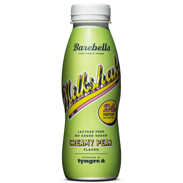 Barebells Creamy Pear Milkshake 330 ml | Träning - Proteintillskott - Proteindryck | Apoteka