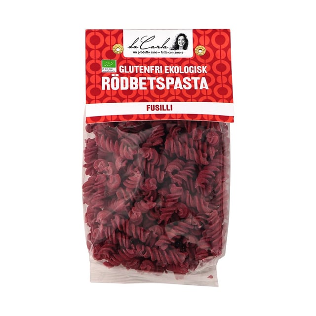 Da Carla Rödbetsfusilli 250 g | Mat & dryck - Skafferi - Pasta, ris & nudlar,Mat & dryck - Glutenfritt | Apoteka