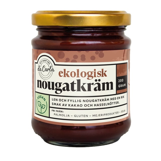 da Carla EKO Veg Nougatkräm 200 g | Mat & dryck - Olja, fett & smör - Nötsmör | Apoteka