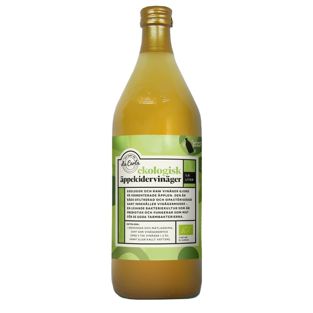 da Carla EKO Äppelcider Vinäger 1 liter | Mat & dryck - Superfood - Äppelcidervinäger,Mat & dryck - Drycker - Fruktdryck & bärdryck | Apoteka