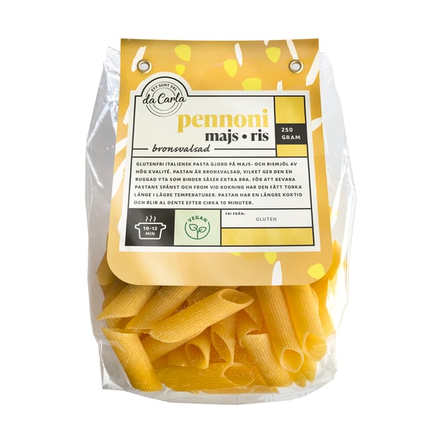 Da Carla Pennoni Majs & Ris 250g | Mat & dryck - Skafferi - Pasta, ris & nudlar,Mat & dryck - Glutenfritt | Apoteka