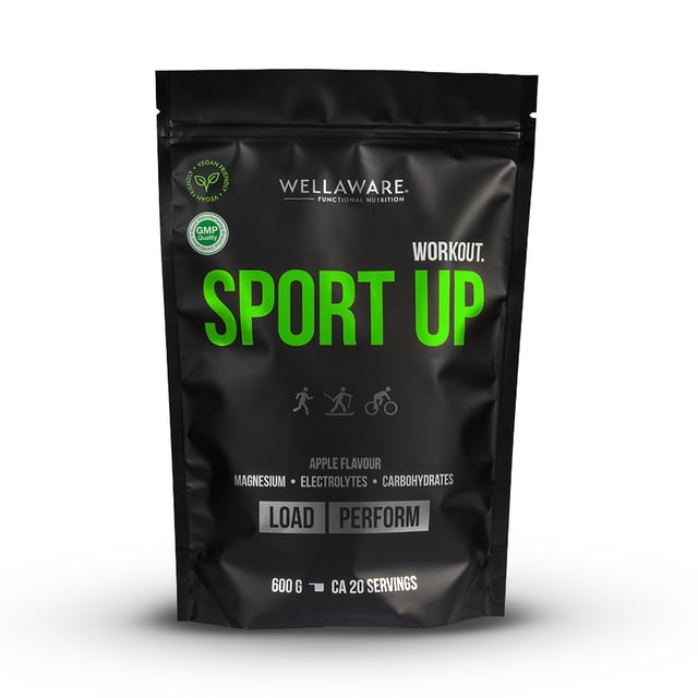 WellAware Workout Sport Up Apple 600 g | Träning - Energigivande - Kolhydrater | Apoteka