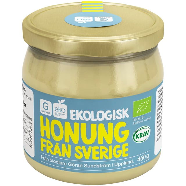 Garant Svensk Honung Eko 450 g | Mat & dryck - Skafferi - Sötning - Honung | Apoteka