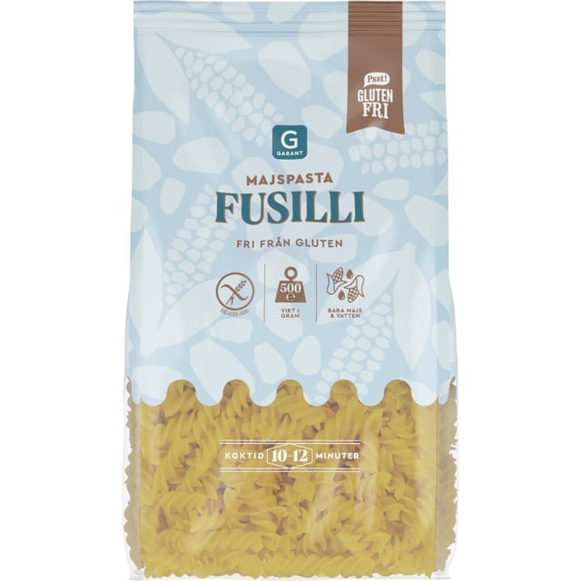 Garant Fusilli glutenfri 500 g | Mat & dryck - Skafferi - Pasta, ris & nudlar,Mat & dryck - Glutenfritt | Apoteka