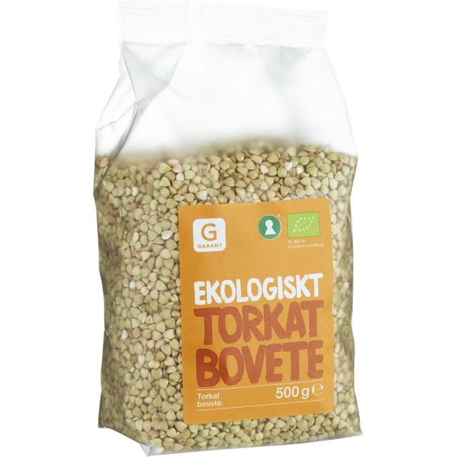 Garant Ekologiskt Torkat Bovete 500 g | Mat & dryck - Skafferi - Pasta, ris & nudlar,Mat & dryck - Glutenfritt | Apoteka