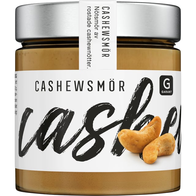 Garant Cashewnötsmör 180 g | Mat & dryck - Olja, fett & smör - Nötsmör | Apoteka