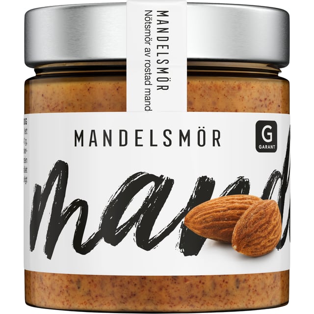 Garant Mandelsmör 180 g | Mat & dryck - Olja, fett & smör - Nötsmör | Apoteka