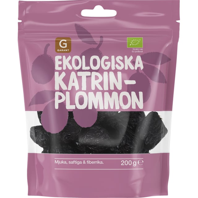 Garant Ekologiska Katrinplommon 200 g | Mat & dryck - Snacks & godis - Naturgodis,Mat & dryck - Skafferi - Torkad frukt, nötter & frön | Apoteka