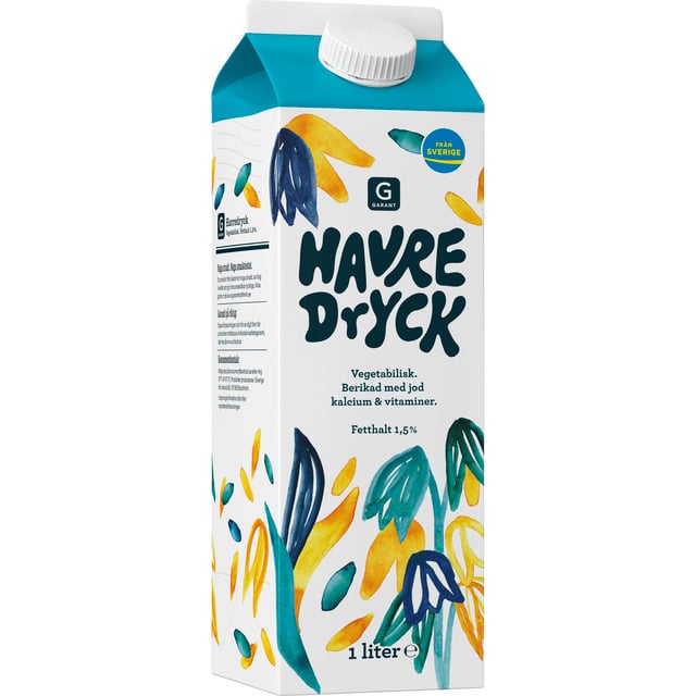 Garant Havredryck 1 liter | Mat & dryck - Drycker - Växtbaserad dryck | Apoteka