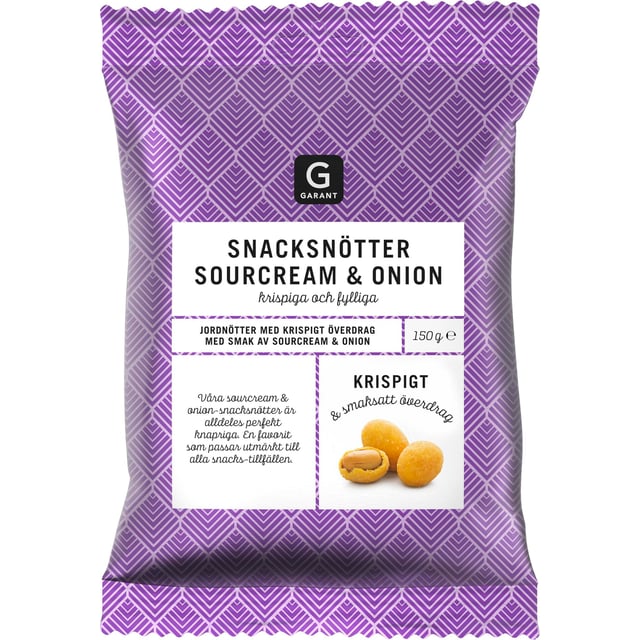 Garant Snacksnöt 150 g | Mat & dryck - Skafferi - Torkad frukt, nötter & frön | Apoteka