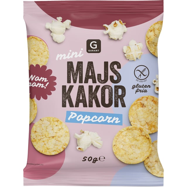 Garant Minimajskakor Popcorn 50 g | Mat & dryck - Skafferi - Kakor & kex | Apoteka