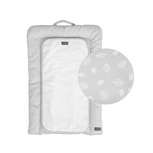 Vinter & Bloom Nordic Leaf Skötbädd Calm Grey 1 st | Baby, barn & förälder - Skötväskor & skötbäddar | Apoteka