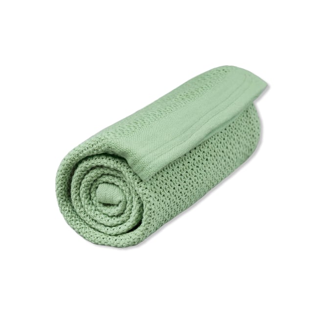 Vinter & Bloom Filt Soft Grid EKO Dew Green | Baby, barn & förälder - Babyfiltar | Apoteka
