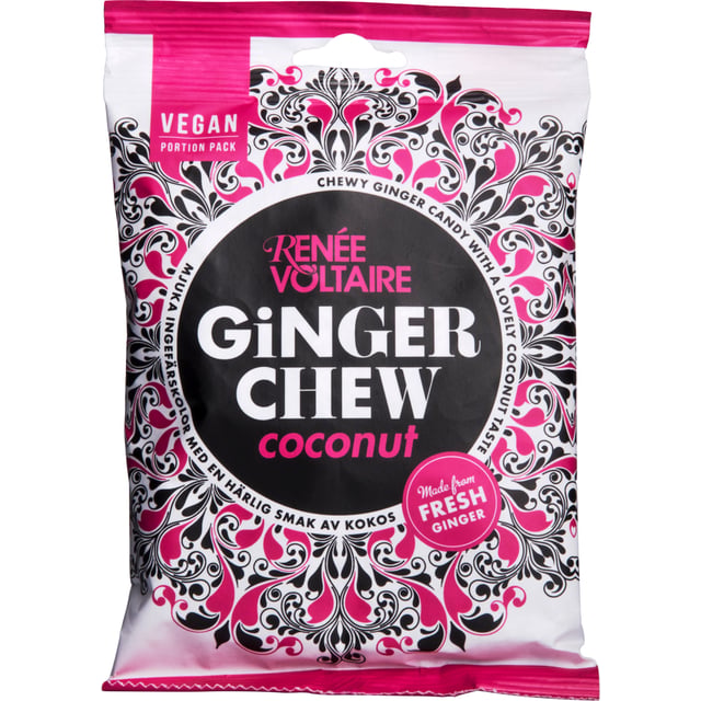 Renée Voltaire Ginger Chews Coconut 120 g