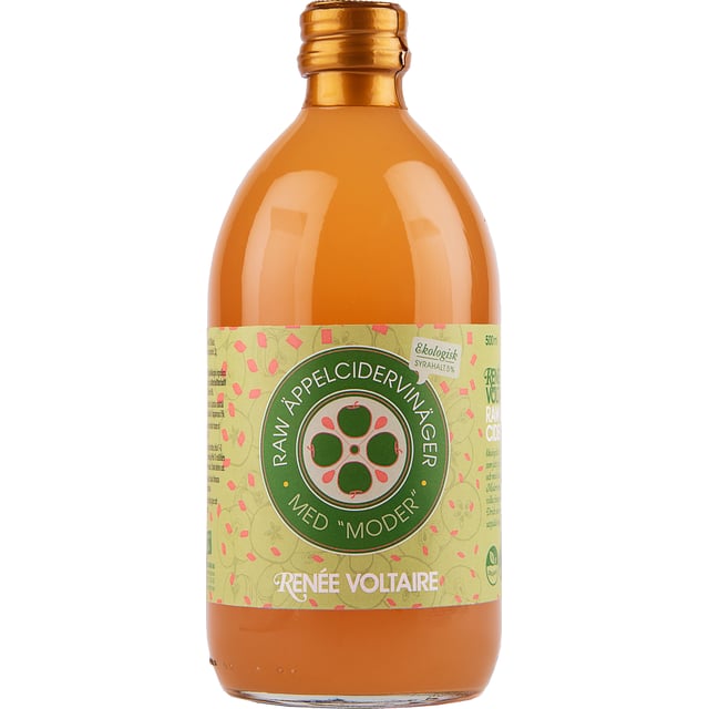 Renée Voltaire Raw Äppelcidervinäger Med Moder 500 ml | Mat & dryck - Superfood - Äppelcidervinäger | Apoteka