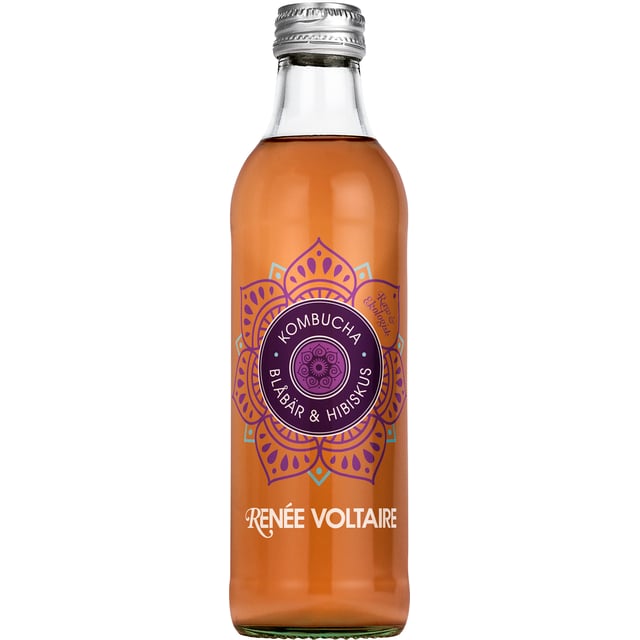 Renée Voltaire Kombucha Blåbär & Hibiskus 275 ml | Mat & dryck - Drycker - Kombucha,Mat & dryck - Drycker - Te | Apoteka