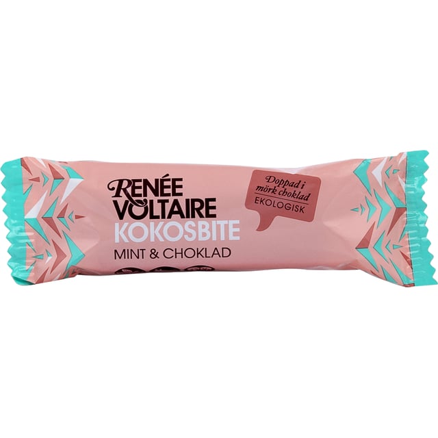 Renée Voltaire Kokosbit Mint & Choklad 40 g | Mat & dryck - Bars - Energibars,Mat & dryck - Snacks & godis - Choklad,Mat & dryck - Snacks & godis - Naturgodis,Mat & dryck - Skafferi - Torkad frukt, nötter & frön | Apoteka