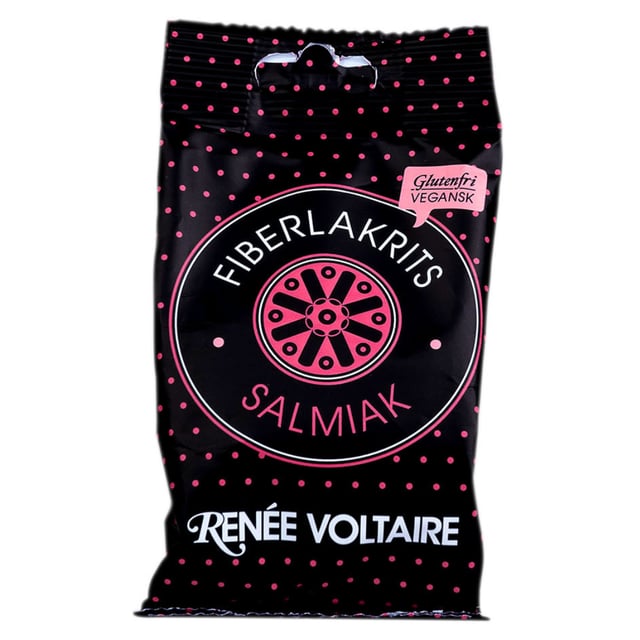 Renée Voltaire Fiberlakrits Salmiak 125 g | Mat & dryck - Snacks & godis - Lakrits | Apoteka