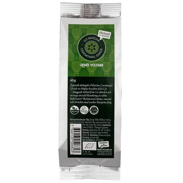 Renée Voltaire Uji Matcha Ceremonial Grade Refill 60 g EKO | Mat & dryck - Superfood - Matcha,Mat & dryck - Drycker - Te | Apoteka
