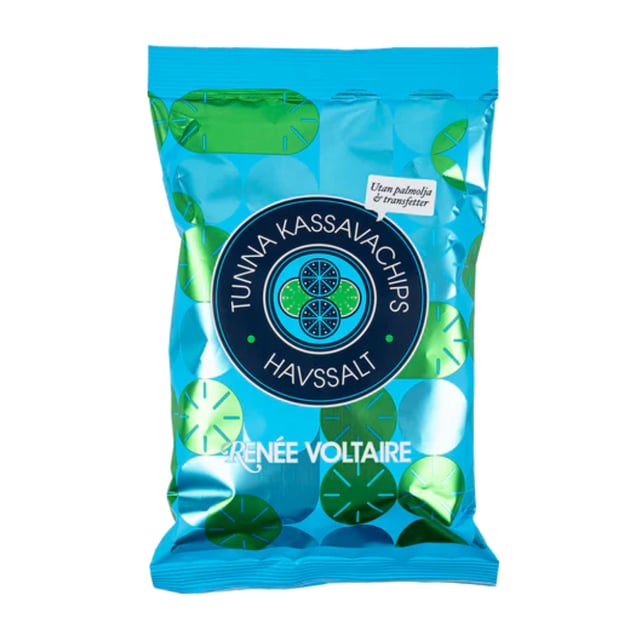Renée Voltaire Tunna Kassavachips Havssalt 100 g | Mat & dryck - Snacks & godis - Chips & popcorn | Apoteka
