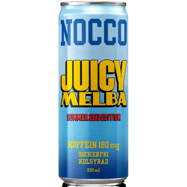 Nocco Juicy Melba 330ml | Mat & dryck - Drycker - Energidryck,Träning - Energigivande - Energidryck | Apoteka