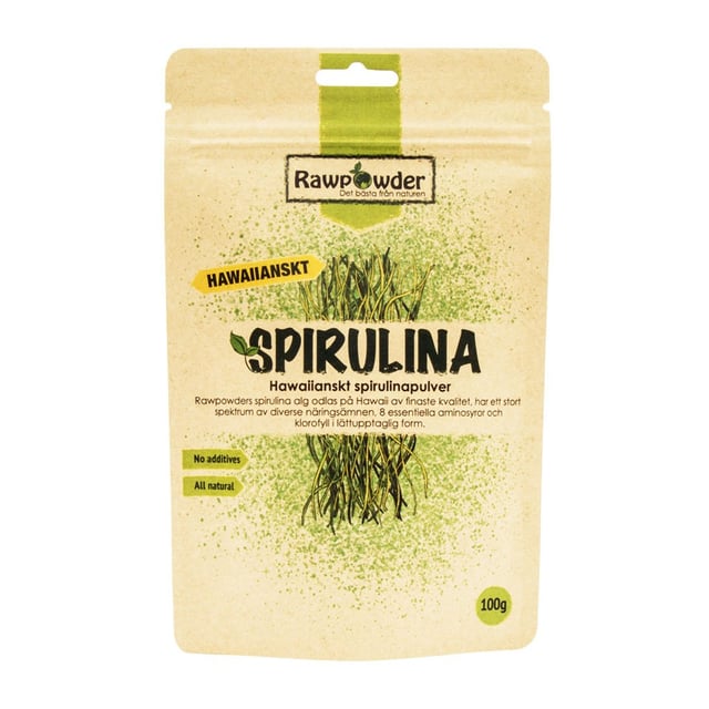 Rawpowder Spirulina Hawaii Pulver 100 g | Mat & dryck - Superfood - Spirulina | Apoteka