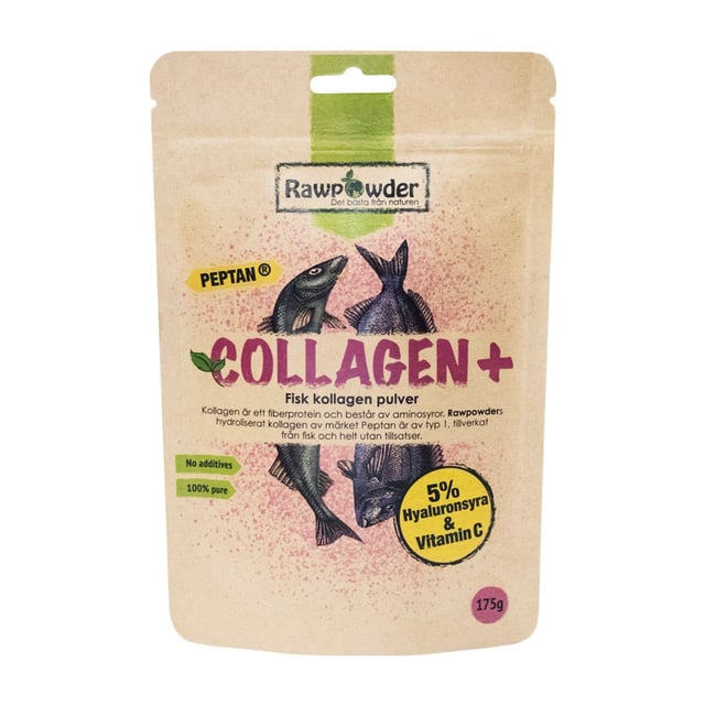 Rawpowder Collagen Plus 175 g | Mat & dryck - Superfood - Smoothiepulver,Mat & dryck - Skafferi - Torkad frukt, nötter & frön | Apoteka