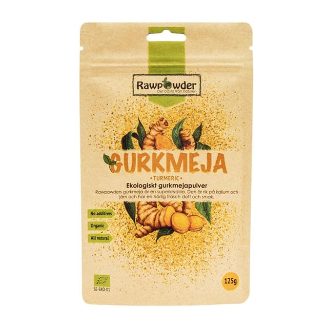 Rawpowder Gurkmeja 125 g | Mat & dryck - Skafferi - Kryddor & smaksättning - Kryddor | Apoteka