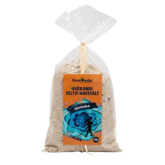 Rawpowder Guérande Celtic Havssalt − Shiitake 250 g | Mat & dryck - Skafferi - Kryddor & smaksättning - Salt | Apoteka