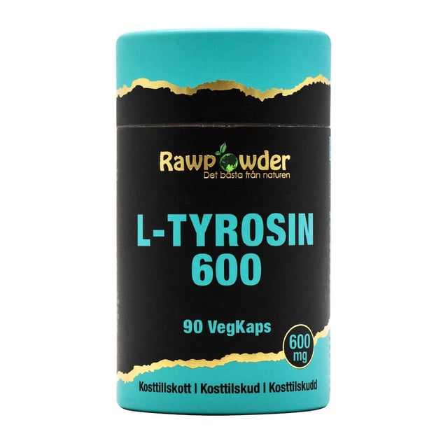 Rawpowder L-Tyrosin 600 mg 90 kapslar | Vitaminer & kosttillskott - Aminosyror | Apoteka