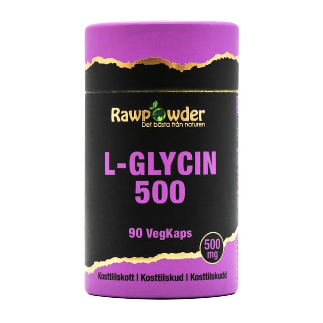 Rawpowder L-Glycin 500 mg 90 kapslar | Vitaminer & kosttillskott - Aminosyror | Apoteka