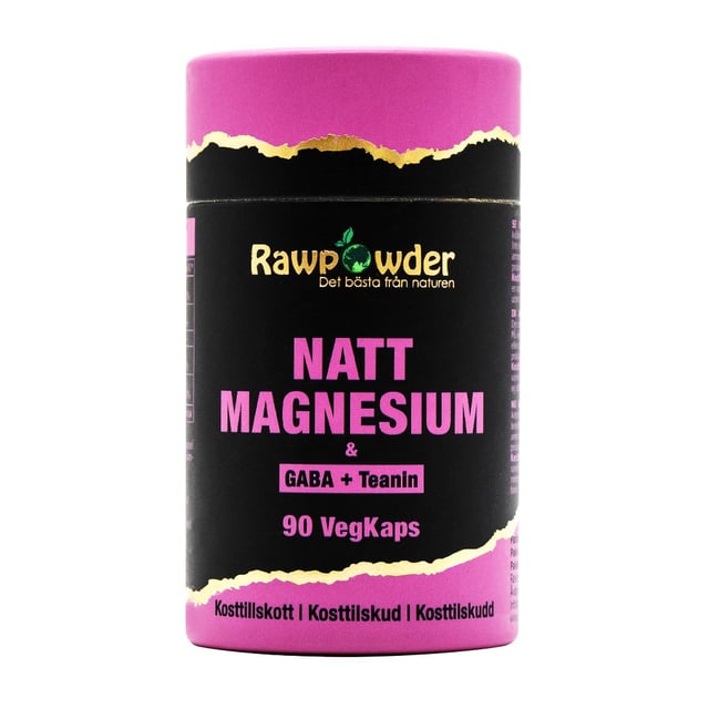 Rawpowder Natt Magnesium 90 kapslar | Vitaminer & kosttillskott - Vitaminer & mineraler - Magnesium | Apoteka