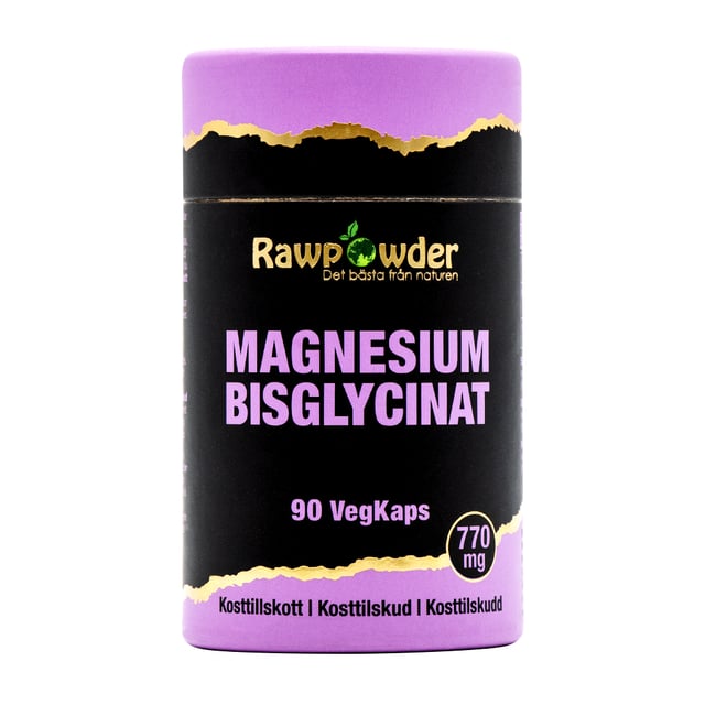 Rawpowder Magnesium Bisglycinat 770 mg 90 kapslar | Vitaminer & kosttillskott - Vitaminer & mineraler - Magnesium | Apoteka