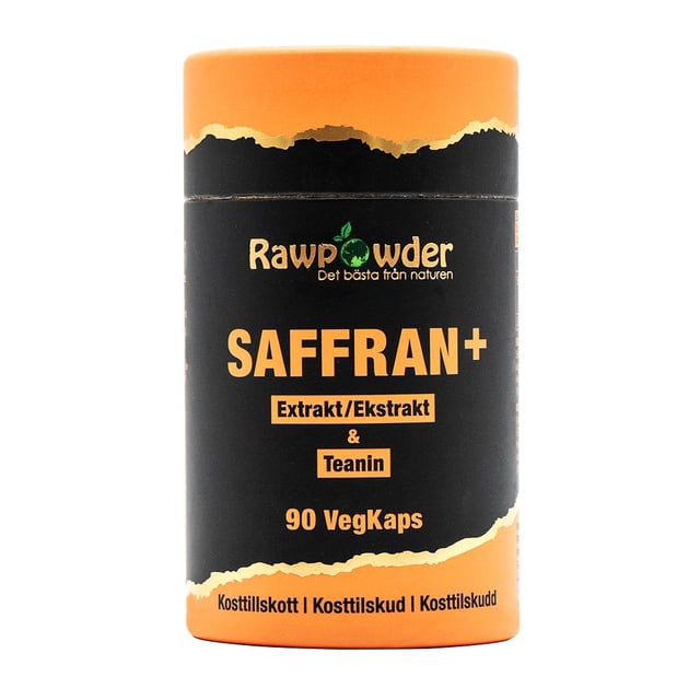 Rawpowder Saffran+ Extrakt 90 kapslar | Vitaminer & kosttillskott - Hormonell balans | Apoteka