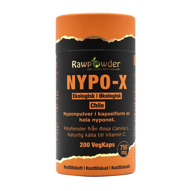 Rawpowder Nypo-X 750 mg 200 VegKaps | Vitaminer & kosttillskott - Vitaminer & mineraler - C-vitamin | Apoteka