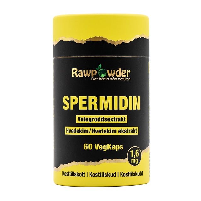 Rawpowder Spermidin 1,6 mg 60 kapslar | Vitaminer & kosttillskott - Växtbaserade kosttillskott | Apoteka