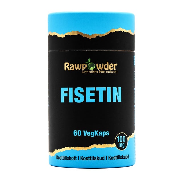 Rawpowder Fisetin 100 mg 60 kapslar | Vitaminer & kosttillskott - Energi & fokus | Apoteka