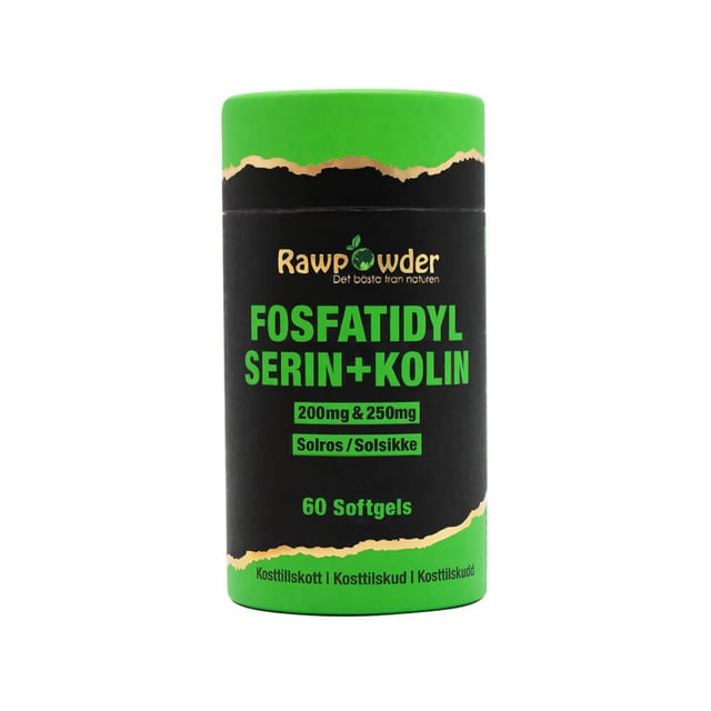 Rawpowder Fosfatidylserin 200 mg 60 softgels | Vitaminer & kosttillskott - Energi & fokus | Apoteka