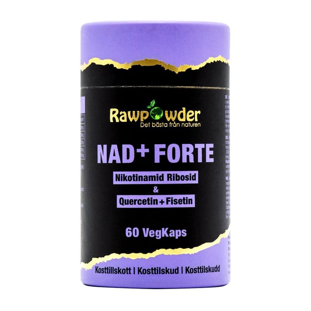 Rawpowder NAD+ Forte 60 kapslar | Vitaminer & kosttillskott - Energi & fokus | Apoteka