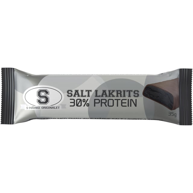 S-märke Bar Salt Lakrits 35 g | Mat & dryck - Bars - Proteinbars | Apoteka