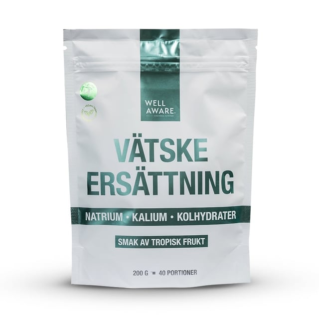WellAware Vätskeersättning Tropisk 200 g | Mage & tarm - Vätskeersättning,Träning - Vätskeersättning | Apoteka