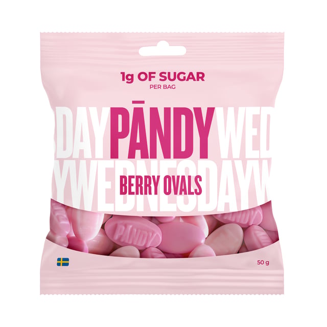 Pändy Berry Ovals 50 g | Mat & dryck - Snacks & godis - Godis | Apoteka