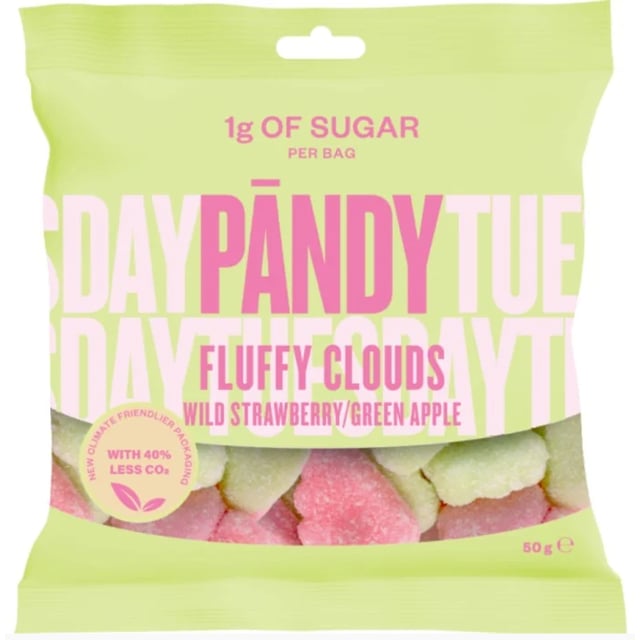 Pändy Fluffy Clouds 50g | Mat & dryck - Snacks & godis - Godis | Apoteka