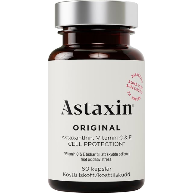 Astaxin 60 kapslar | Vitaminer & kosttillskott - Vitaminer & mineraler - E-vitamin,Vitaminer & kosttillskott - Vitaminer & mineraler - C-vitamin,Vitaminer & kosttillskott - Växtbaserade kosttillskott,Vitaminer & kosttillskott - Immunförsvar | Apoteka