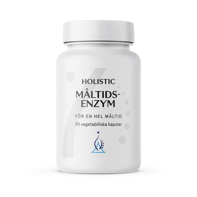 Holistic Måltidsenzym 90 kapslar | Vitaminer & kosttillskott - Kosttillskott för mage - Matsmältningsenzymer,Mage & tarm - Matsmältning | Apoteka