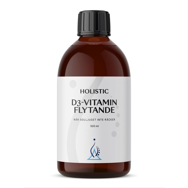 Holistic D3-vitamin Flytande 500 ml | Vitaminer & kosttillskott - Vitaminer & mineraler - D-vitamin | Apoteka