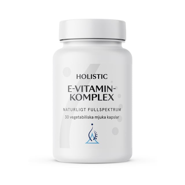 Holistic E-vitaminkomplex 30 kapslar | Vitaminer & kosttillskott - Vitaminer & mineraler - E-vitamin | Apoteka