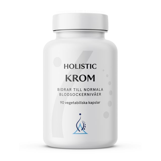 Holistic Krom 200 µg 90 kapslar | Vitaminer & kosttillskott - Vitaminer & mineraler - Krom | Apoteka